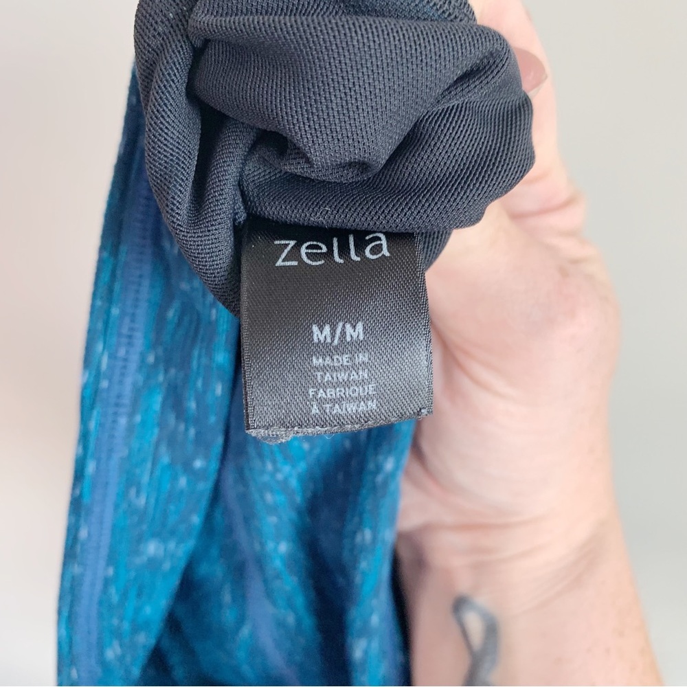 ZELLA Spacedye Live In Leggings Full Length Blue Teal Spacedye Size Medium - Picture 8 of 9